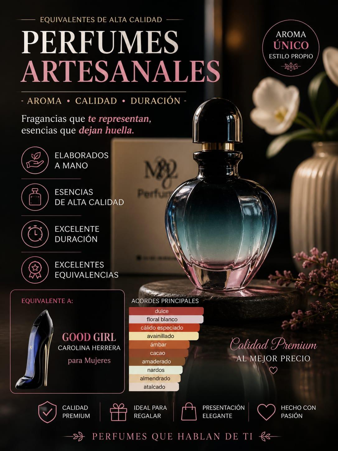 Perfume Good Girl — Equivalente Premium de Carolina Herrera
