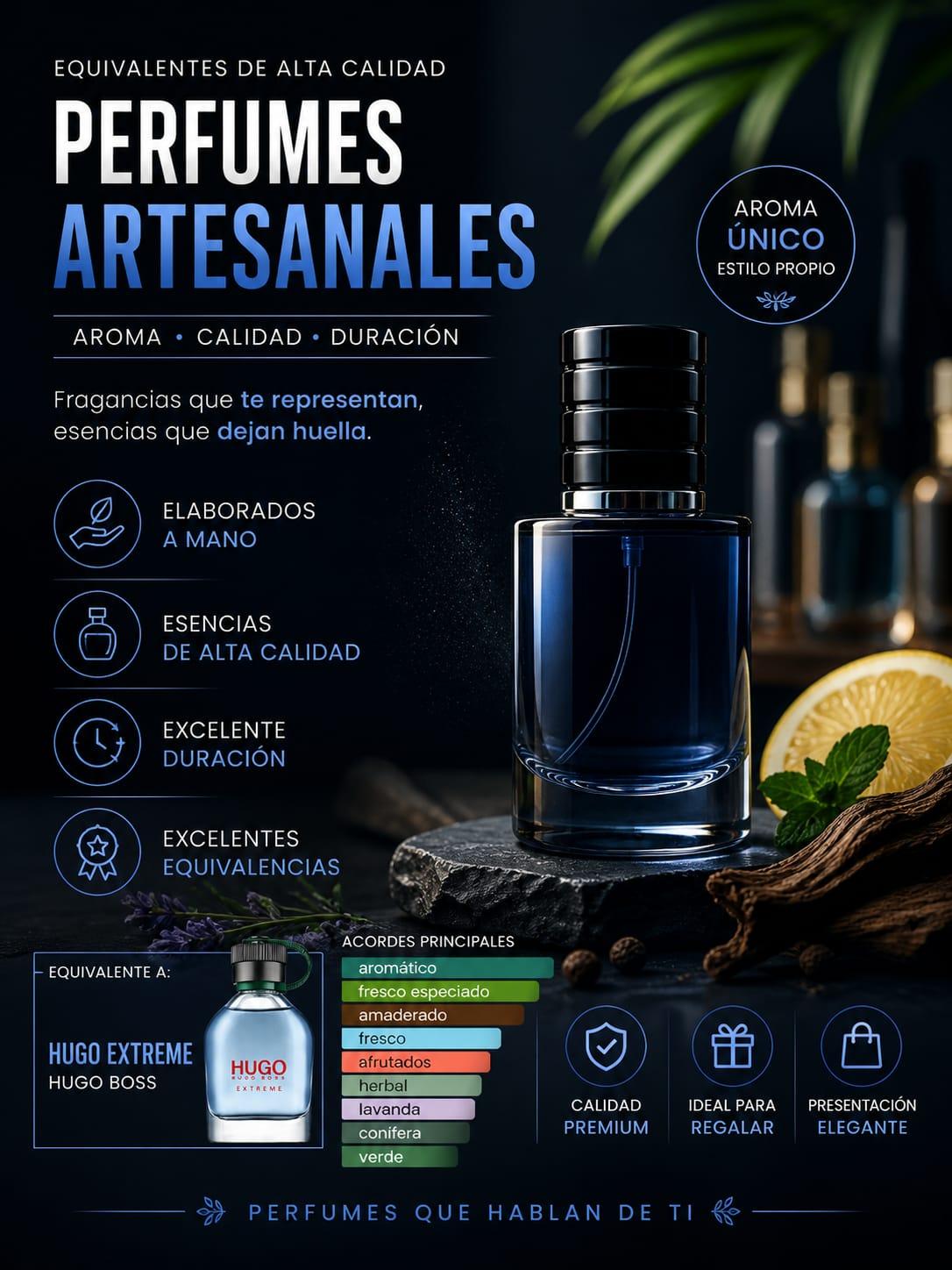 Perfume BOSS Bottled — Equivalente Premium de Hugo Boss